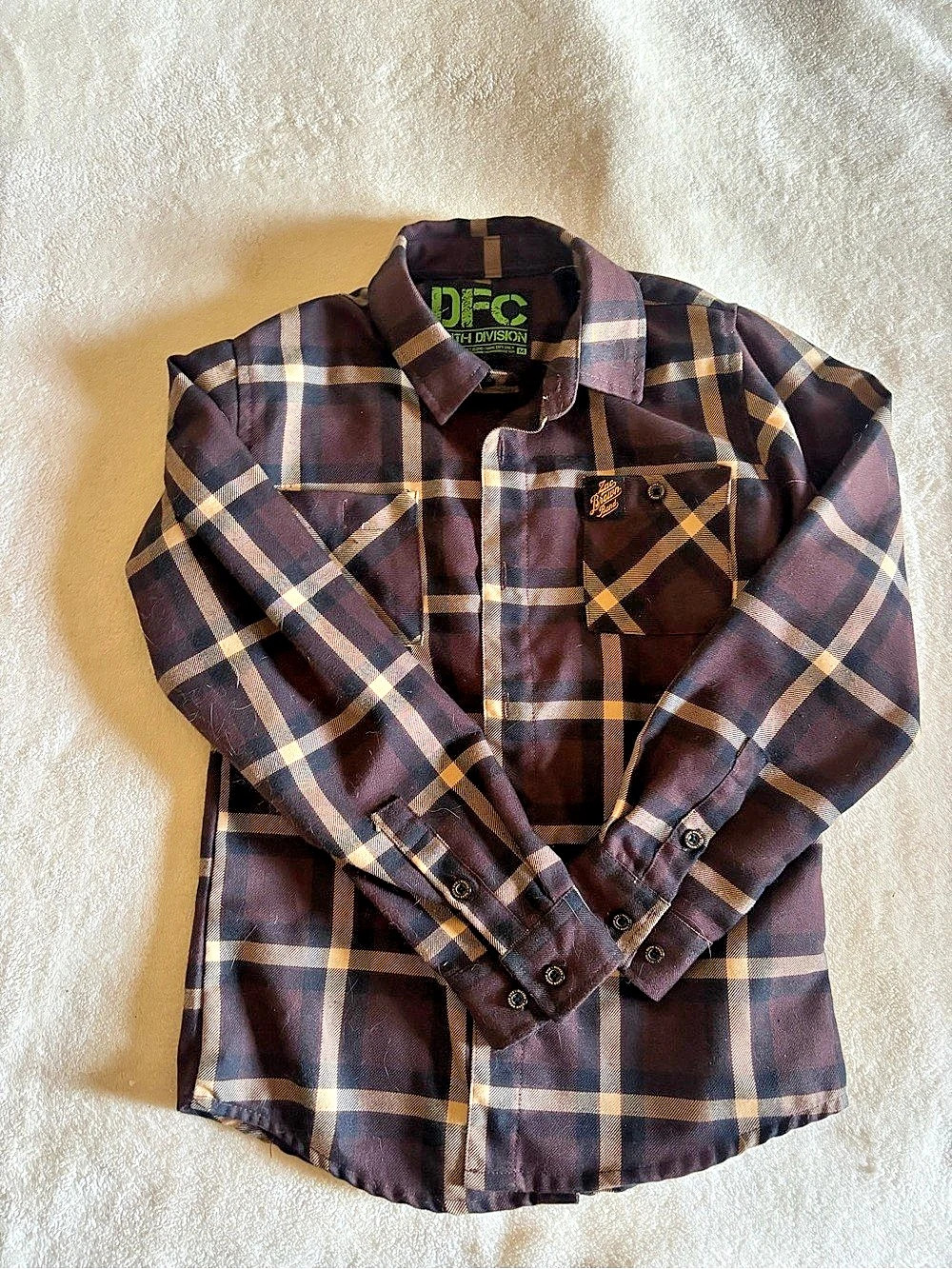 Dixxon Flannel Boy’s Plaid Button Down Shirt